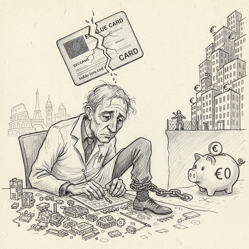 The fading European dream illustration