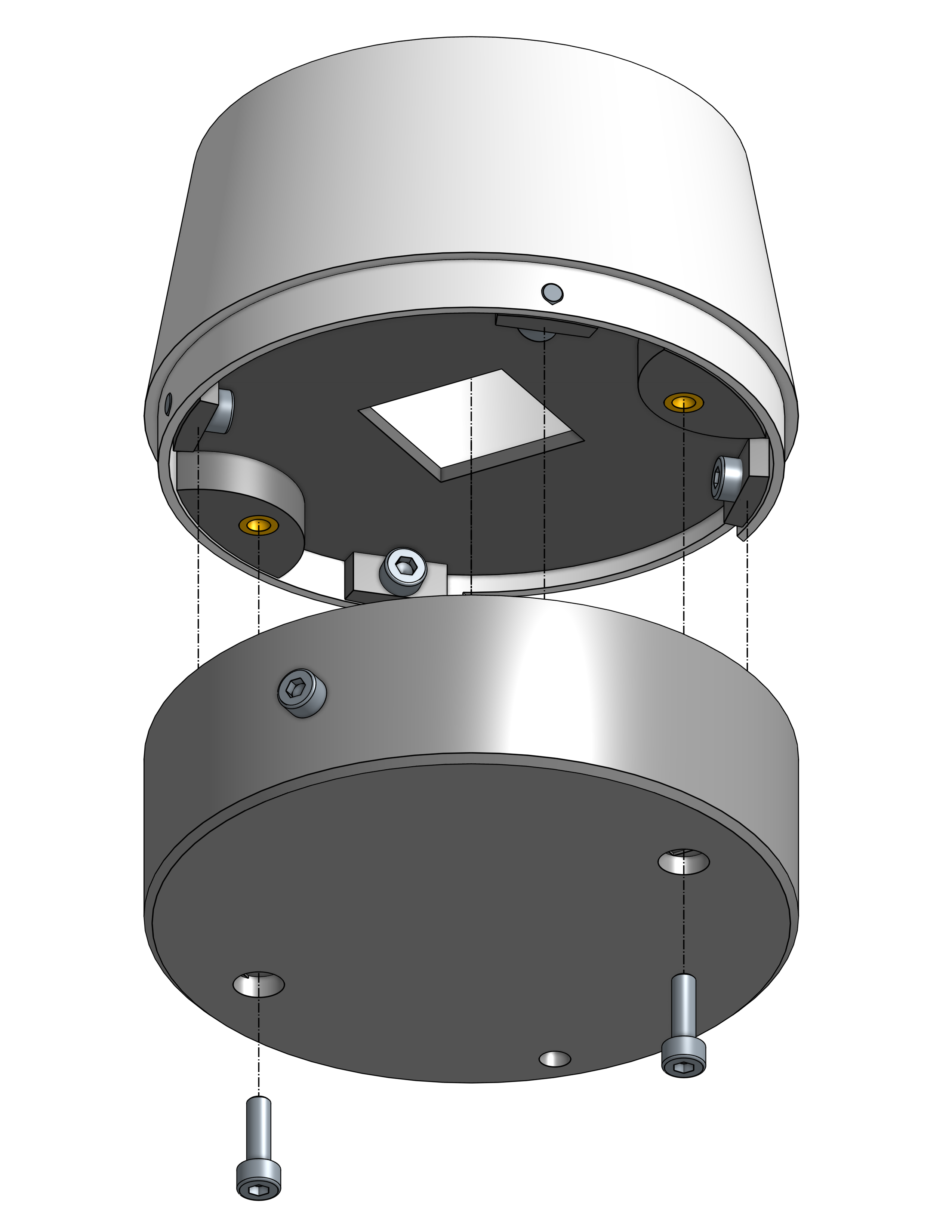 RA4 safelight base model top assembly